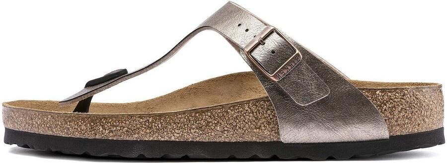 Birkenstock Gizeh Dames Slippers Graceful Taupe Regular fit | Taupe | Imitatieleer - Foto 17