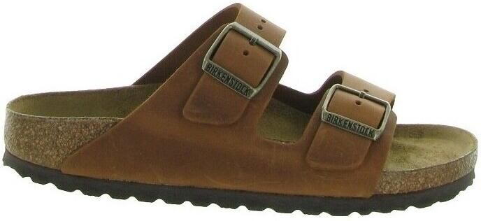 Birkenstock Arizona Natural Leather Oiled Narrow Fit Cognac - Foto 14