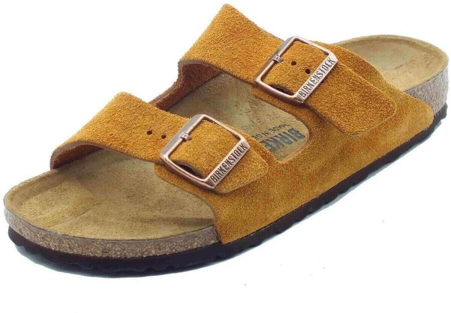 BIRKENSTOCK Slippers Arizona Maat: 35 Materiaal: Suède Kleur: Cognac - Foto 11