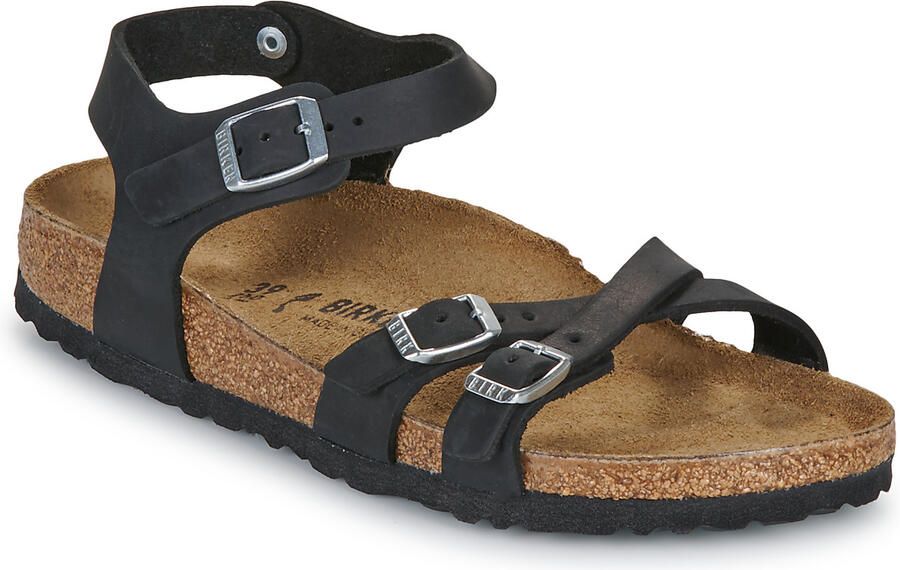 Birkenstock Kumba Dames Sandalen Black Narrow-fit Zwart Nubuck - Foto 10