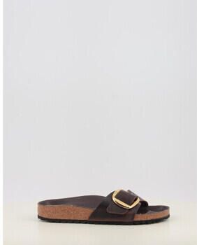 Birkenstock Slippers van leer met doornsluiting model 'Madrid Big Buckle' - Foto 3