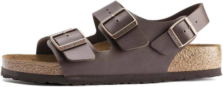 Birkenstock Milano Sandalen Dark Brown Regular-fit Bruin Imitatieleer - Foto 12