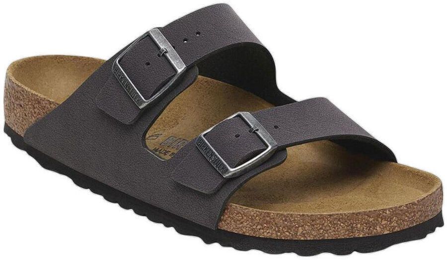 BIRKENSTOCK Slippers Arizona Leer Grijs - Foto 2