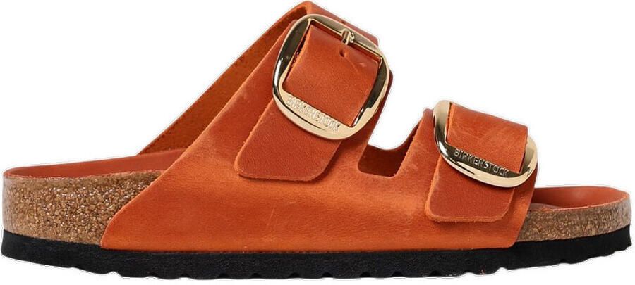 Birkenstock Oranje Leren Sandalen met Verstelbare Banden Orange Dames - Foto 10
