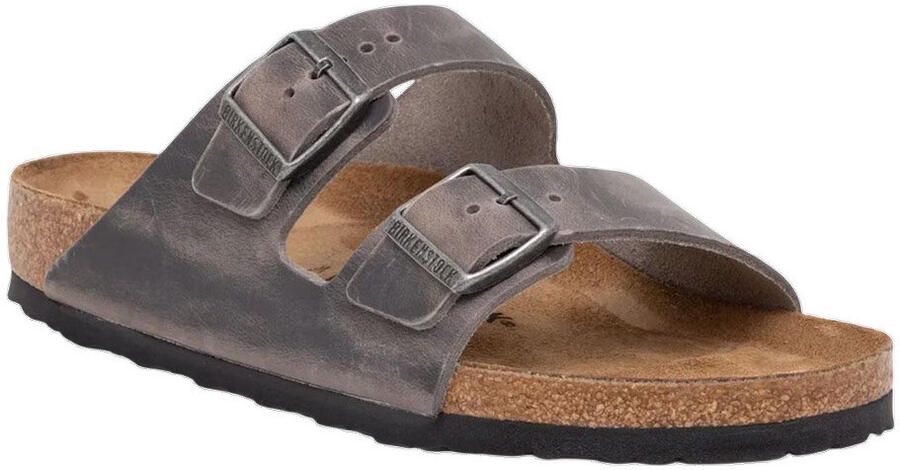 Birkenstock Leren Sandaal met Sluiting aan de Voorkant - Foto 2