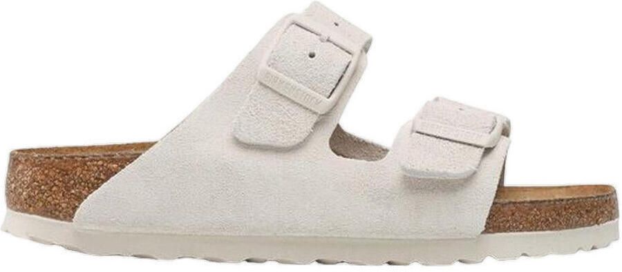 BIRKENSTOCK Teenslippers Dames Arizona Soft Maat: 36 Materiaal: Suède Kleur: Beige - Foto 9