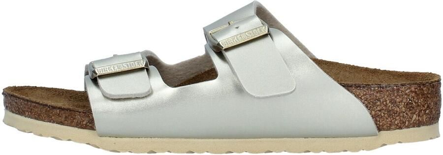 Birkenstock Arizona Kids Slippers Electric Metallic Gold Narrow fit | Goud | Imitatieleer - Foto 13