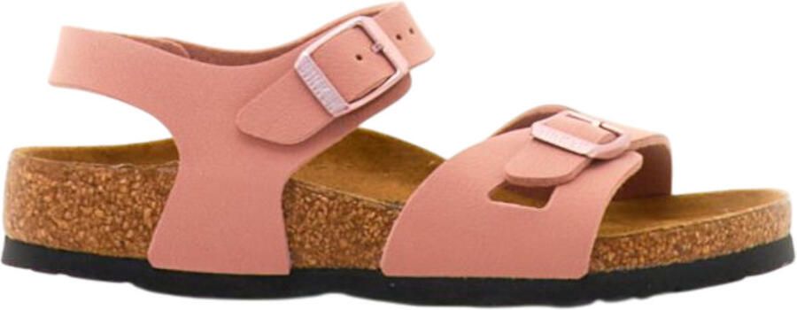 Birkenstock Kid's Rio BFBC Sandalen Narrow bruin roze - Foto 6