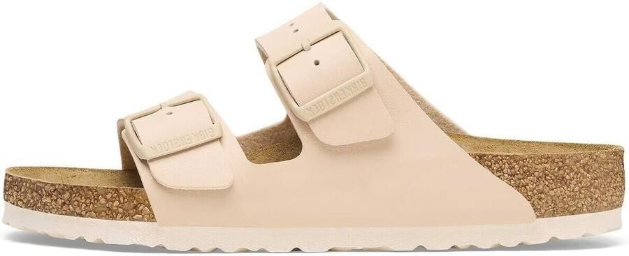 BIRKENSTOCK Arizona Birko-Flor new beige narrow Beige Synthetisch Platte sandalen - Foto 12