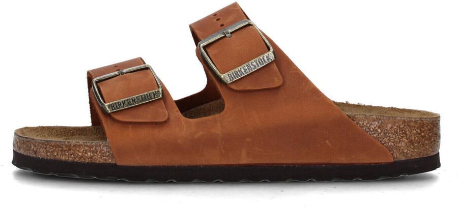 Birkenstock Arizona Natural Leather Oiled Narrow Fit Cognac - Foto 8