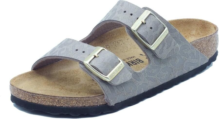 Birkenstock Slippers 1031941 Arizona Bs Leo Gray - Foto 15