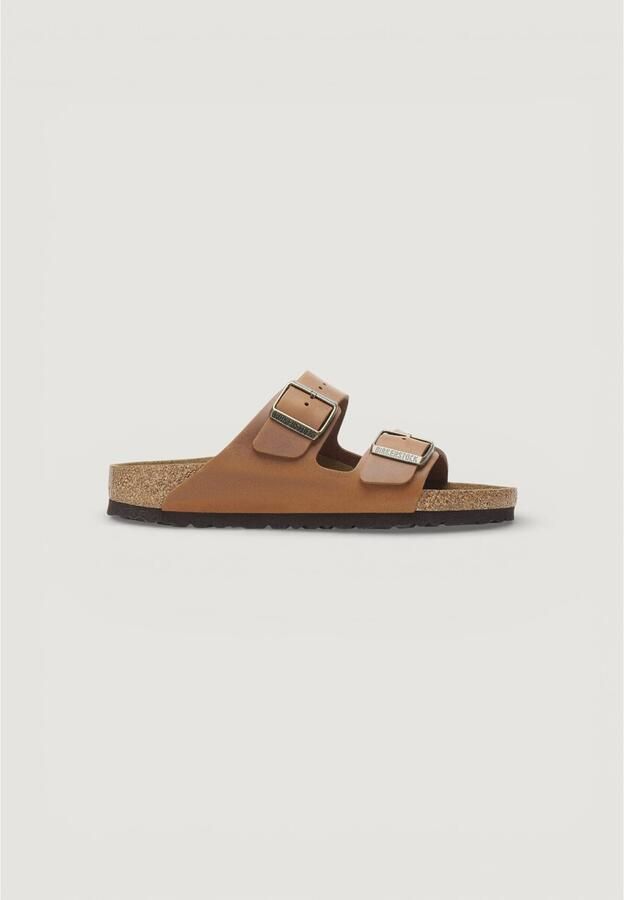 Birkenstock Arizona Natural Leather Oiled Narrow Fit Cognac - Foto 8