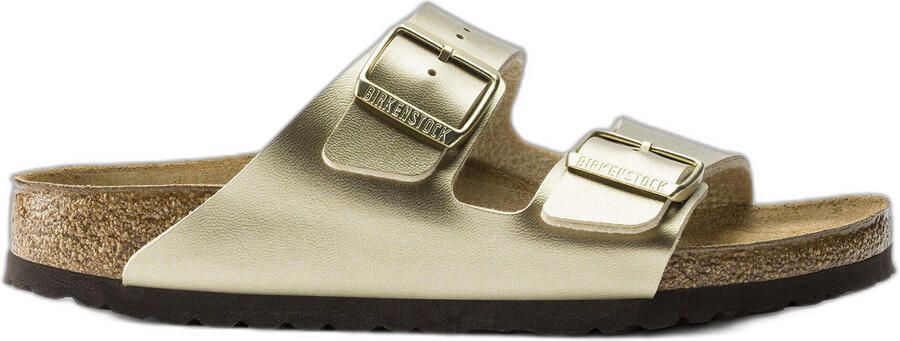 Birkenstock Slippers Arizona Birko-Flor Gold (Women's)