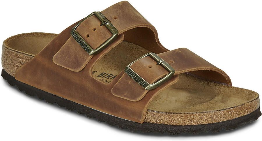 Birkenstock Arizona Natural Leather Oiled Narrow Fit Cognac - Foto 10