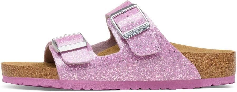 Birkenstock Kid's Arizona BF Cosmic Sparkle Sandalen Narrow roze bruin - Foto 3