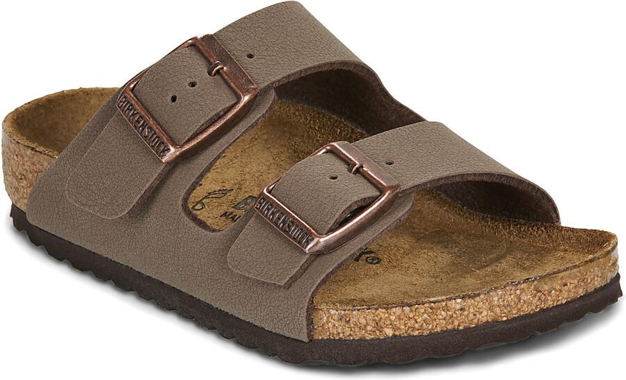 Birkenstock Arizona Kids Slippers Mocha Regular fit | Bruin | Imitatieleer - Foto 6