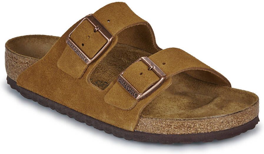 Birkenstock Arizona Suede Sandalen Bruin - Foto 3