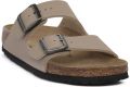 Birkenstock Arizona Birko-Flor Beige Smal Voetbed Unisex Slipper - Beige