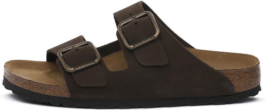 Birkenstock Slippers ARIZONA WB MOCCA NABOUCK CALZ S