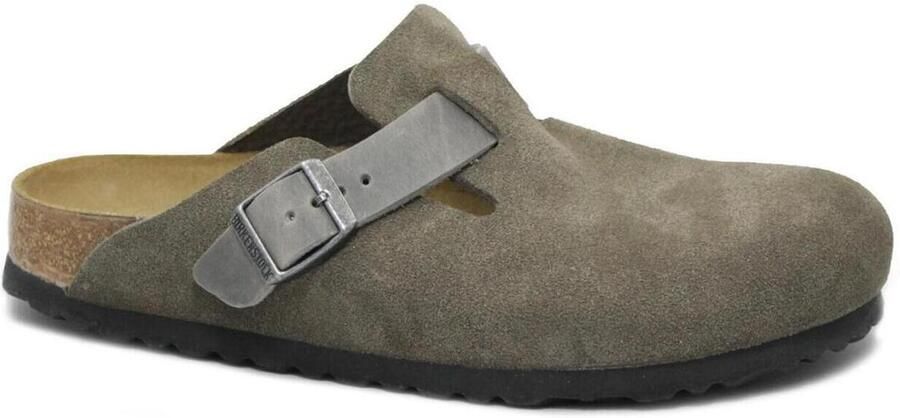 Birkenstock Klompen Boston LEVE LEOI Concrete Gray - Foto 4