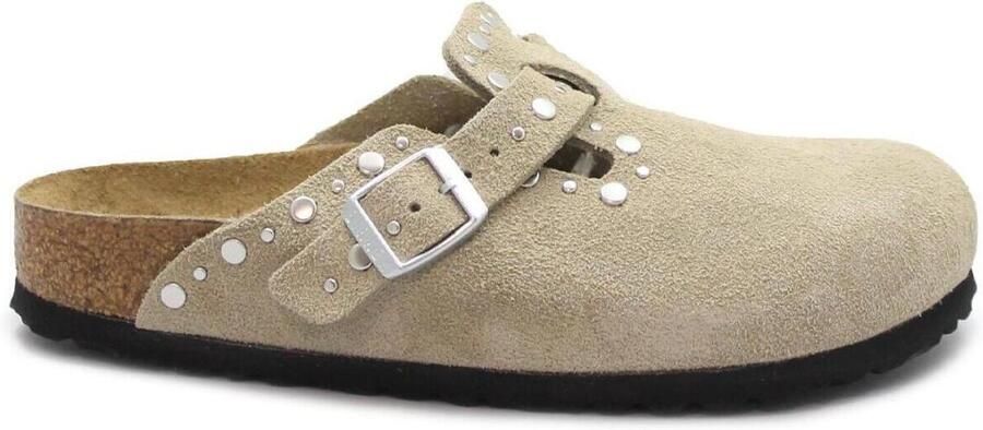BIRKENSTOCK Instappers Dames Boston Rivet Maat: 38 Materiaal: Suède Kleur: Taupe - Foto 8