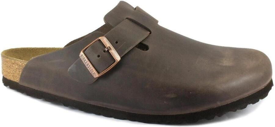 Birkenstock Pantoffels Boston NU oiled Habana met verstelbare gesp - Foto 5