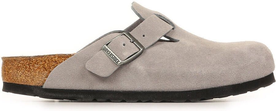 Birkenstock Suede Slippers en Sandalen Dames Paars Suède