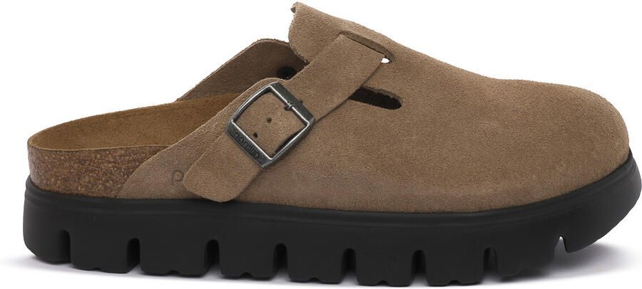 Birkenstock Slippers BOSTON CHUNKY GRAY TAUPE CALZ S