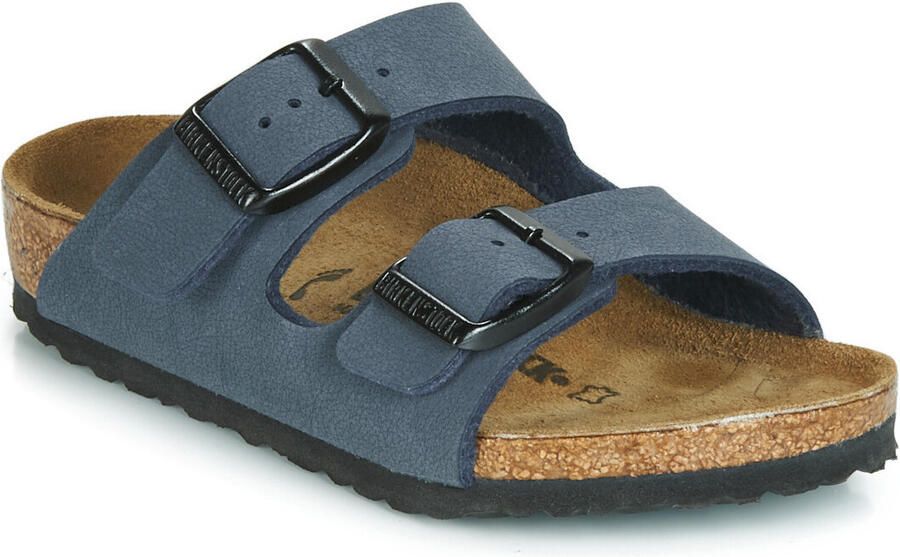 Birkenstock Arizona Kids Slippers Navy Narrow fit | Blauw | Imitatieleer - Foto 11