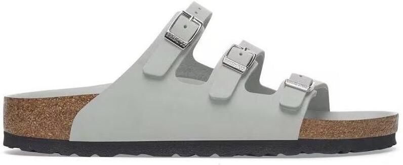 Birkenstock Mint Groene Leren Florida Slippers - Foto 3