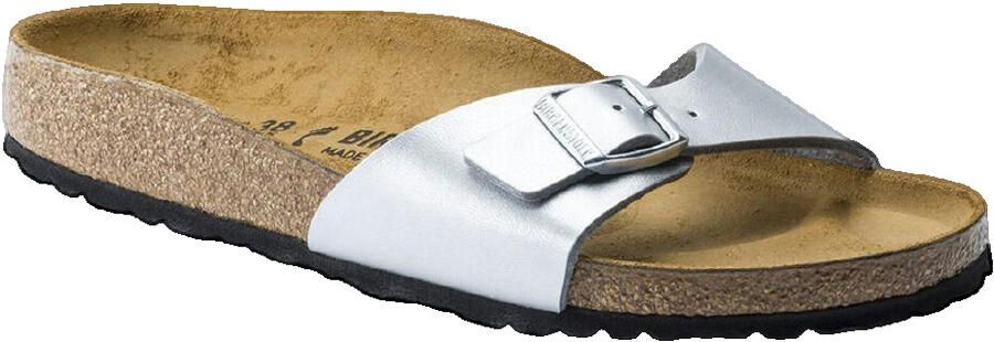 Birkenstock Madrid Slippers Silver Regular fit | Zilver | Imitatieleer - Foto 3