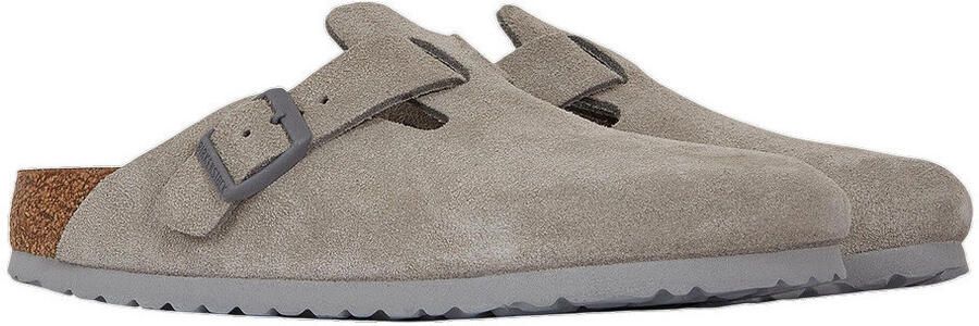 Birkenstock Slippers Mocassins Boston cuir nubuck imperméable - Foto 4