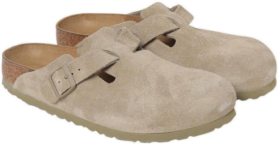 Birkenstock Slippers Mocassins Boston Leve daim