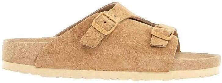Birkenstock Beige Suède Slippers Zürich Style Beige Heren - Foto 2