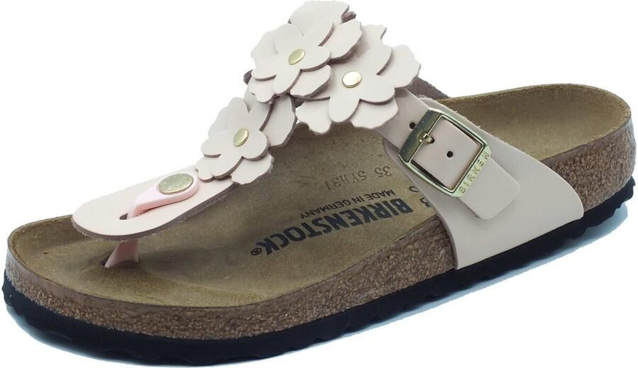 Birkenstock Teenslippers 1029287 Gizeh Flower Embellish t Light - Foto 4