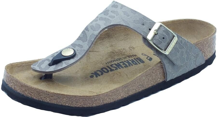 Birkenstock Teenslippers 1032026 Gizeh BS Leo Gray - Foto 2