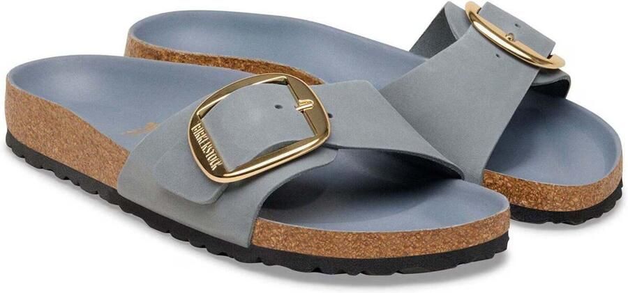 Birkenstock Madrid Big Buckle narrow 1032090 basalt g lichtblauw - Foto 5