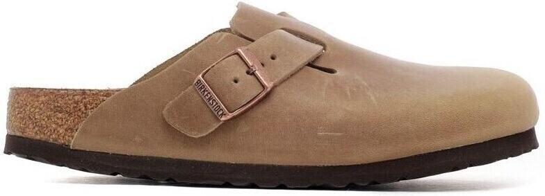 Birkenstock Dames Boston SFB Oiled Leather Tobacco Brown tobacco - Foto 11