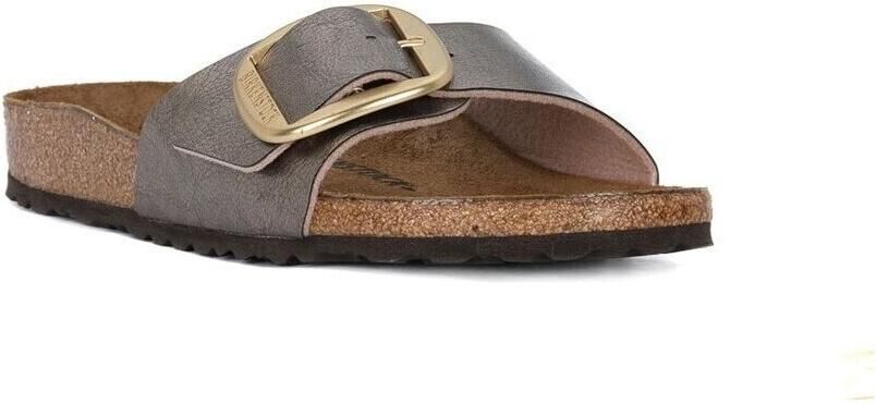 BIRKENSTOCK Slippers Dames Madrid Big Buckle Dames Maat: 43 Kleur: Taupe - Foto 14