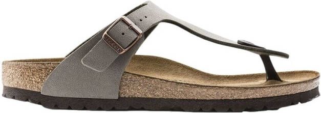 Birkenstock Sandalen Gizeh Nobuck Birko-Flor Regular Stone
