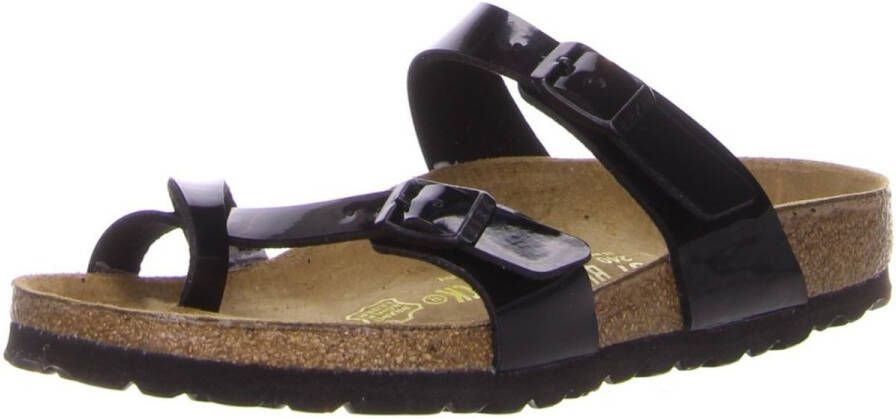Birkenstock Mayari Dames Slippers Black Patent Narrow fit | Zwart | Imitatieleer - Foto 12
