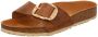 Birkenstock Madrid Big Buckle bruin vetleer regular sandalen dames (1006524) - Thumbnail 3