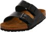 Birkenstock "Sliders Casual Open Platte Schoenen" Zwart - Thumbnail 3