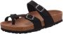 Birkenstock Damessandalen Mayari Vegan Birko-Flor Birkibuc Large Black Dames - Thumbnail 50
