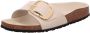 Birkenstock Madrid Big Buckle Natural Leather Patent Narrow - Thumbnail 3