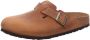Birkenstock Boston Slippers Cognac Narrow Fit Unisex - Thumbnail 3