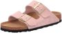 Birkenstock Roze Suède Sandalen met Kurken Zool Pink Dames - Thumbnail 2