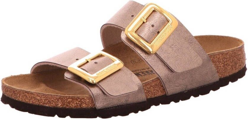 BIRKENSTOCK Slippers Dames Sydney Cushion Buckle Maat: 43 Materiaal: Leer Kleur: Bronskleurig - Foto 11