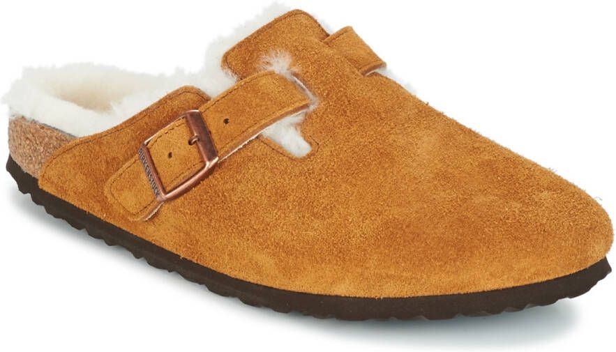 Birkenstock Klompen Mocassins Boston Shearling daim fourrure - Foto 4