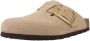 Birkenstock Comfortabele Knuppel Pantoffels voor Alledaags Gebruik Beige Dames - Thumbnail 6